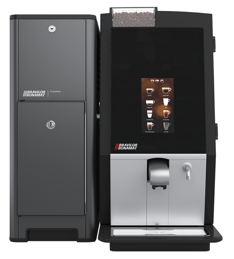 Kaffemaskin Esprecious 11L & FreshMilk mjölkskummare